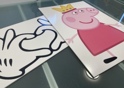 large coroplast signs