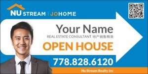 nu stream car topper open house signs 14x24