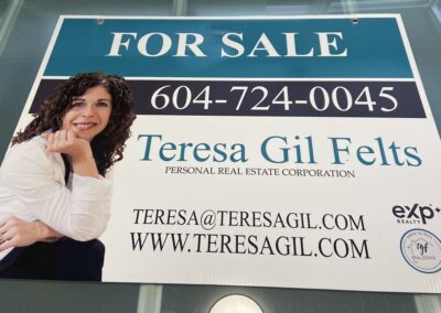 Real estate for sale sign