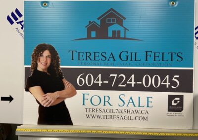 Real estate for sale signs