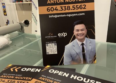 real estate open house signs
