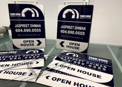 signboards for realtors Vancouver