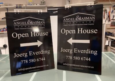 Angell Hasman a-frame signs