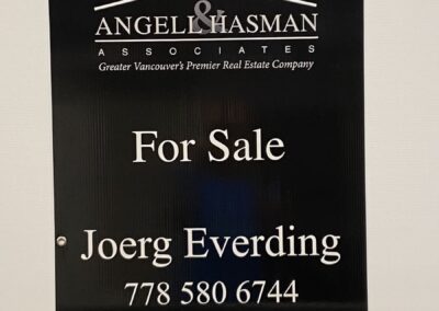 Angell Hasman for sale signs
