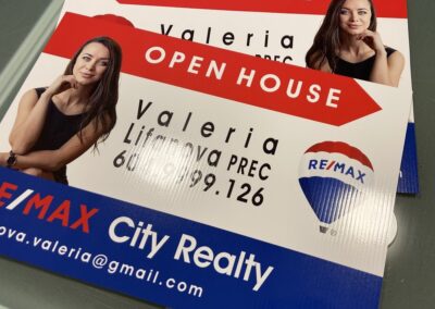 REMAX real estate signs