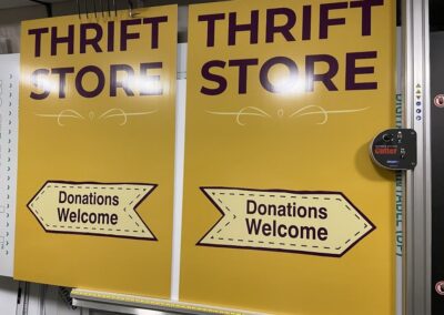 large coroplast signs