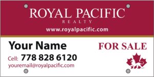 royal pocific condo for sale signs 12x24