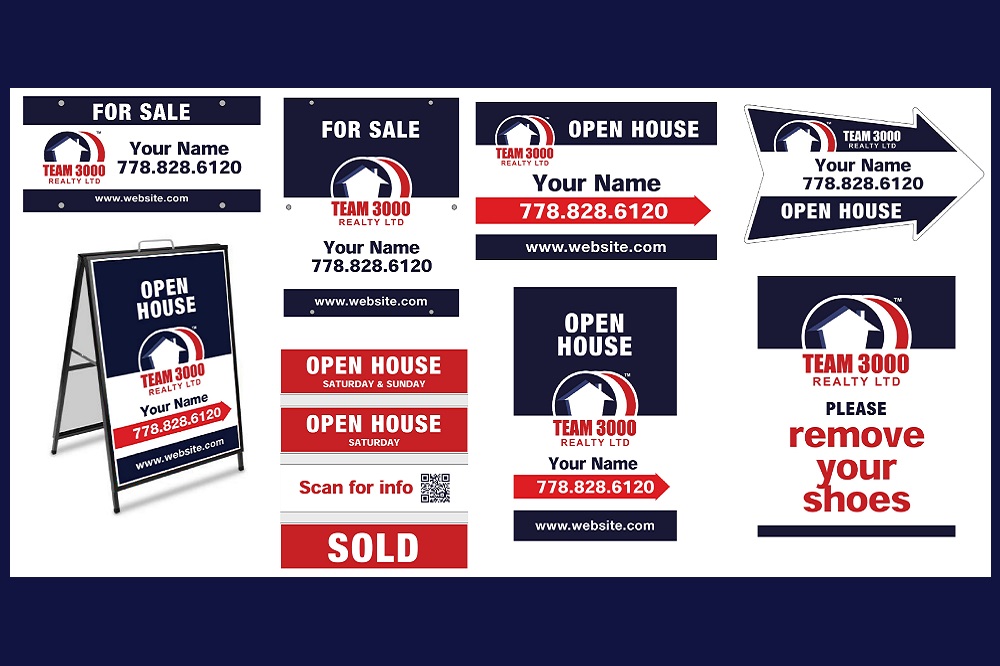 Introducing the new Team 3000 Realty Signs design