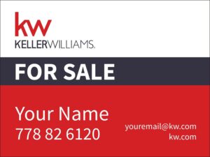 kw car magnetic signs 18x24