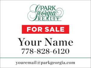 park georgia car magnetic signs 18x24