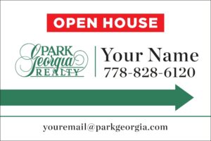 park georgia classic arrows directional signs 16x24