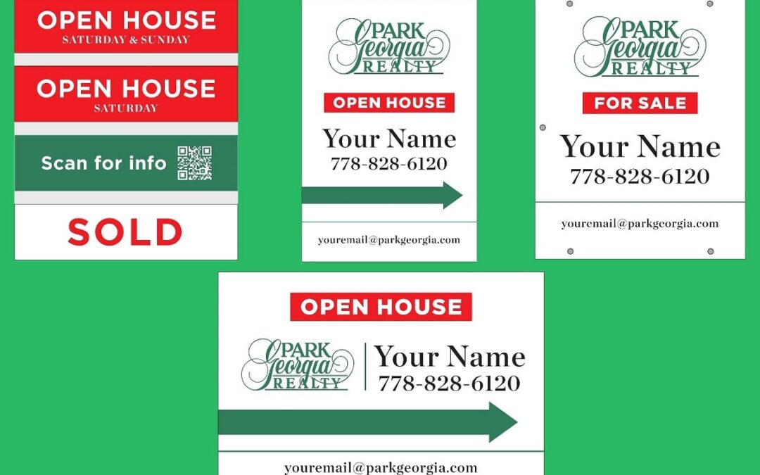 Park Georgia Realty Signs – new design