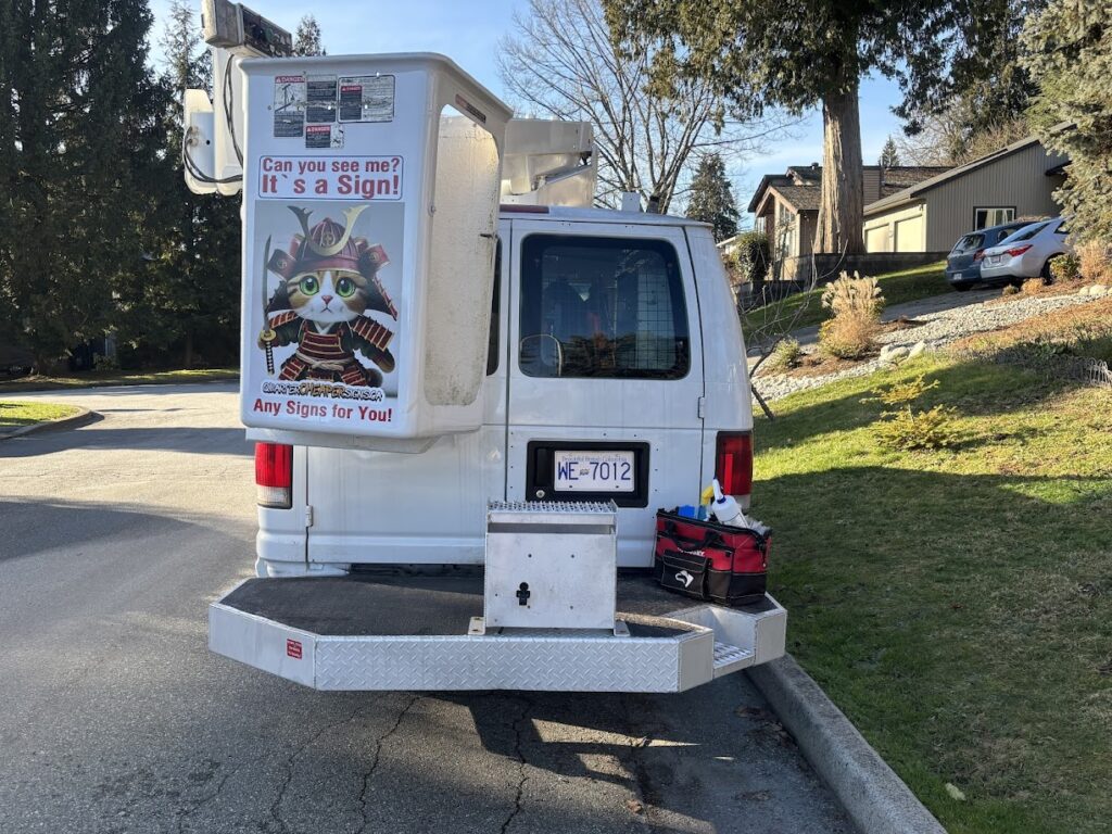 Bucket van rental in Vancouver