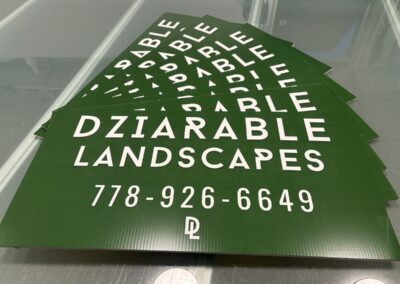 Coroplast Sign near me Vancouver