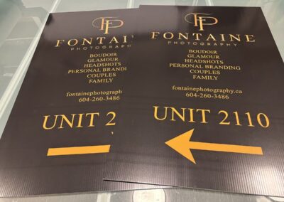 Corrugated plastic Signs