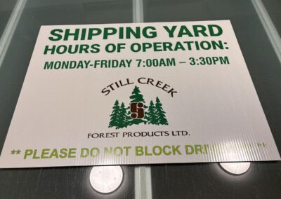 Corrugated plastic Signs Vancouver