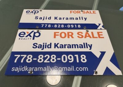 Exp Realty real estate signs Vancouver