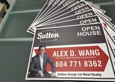 Sutton real estate signs Vancouver