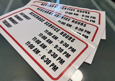 Vinyl Stickers Coquitlam