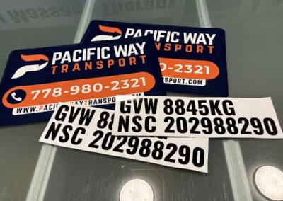 car magnetic sign Vancouver