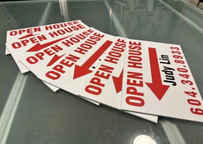 signage for real estate Vancouver