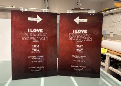 Custom A-Frame Signboard in Vancouver