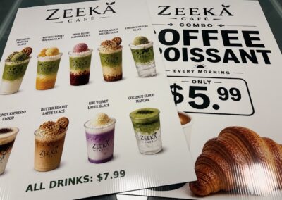 A-frame signs to order at competitive prices