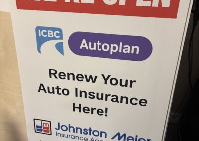 A-frame signs Coquitlam from the manufacturer in any quantity