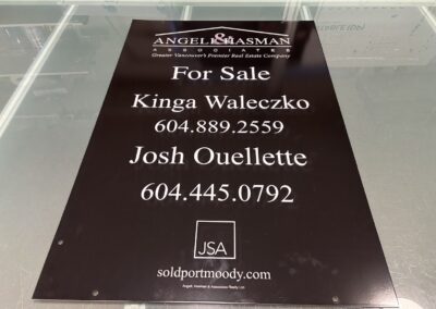 Alupanel Sign Vancouver in any custom design