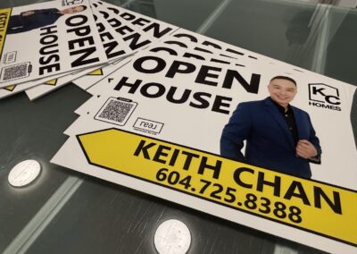 Vibrant Coroplast Sign in Coquitlam at competitive prices.