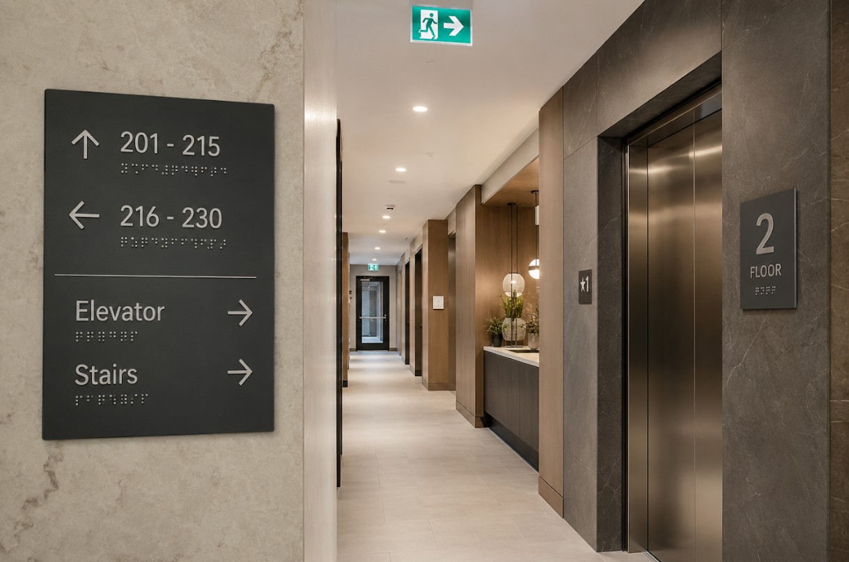 Braille Sign at a great price, made to order.