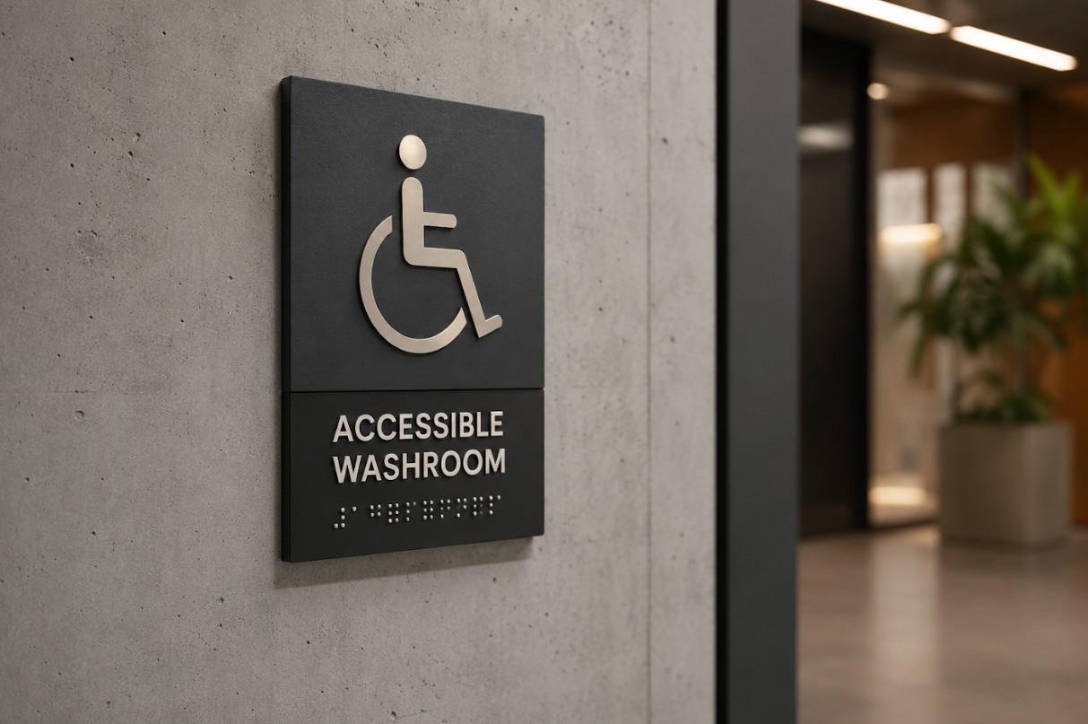 Braille Signs Vancouver at a great price to order.