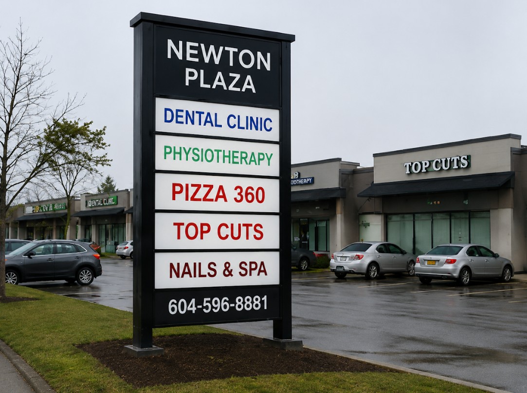 Pylons signs are cheap to order in Vancouver.