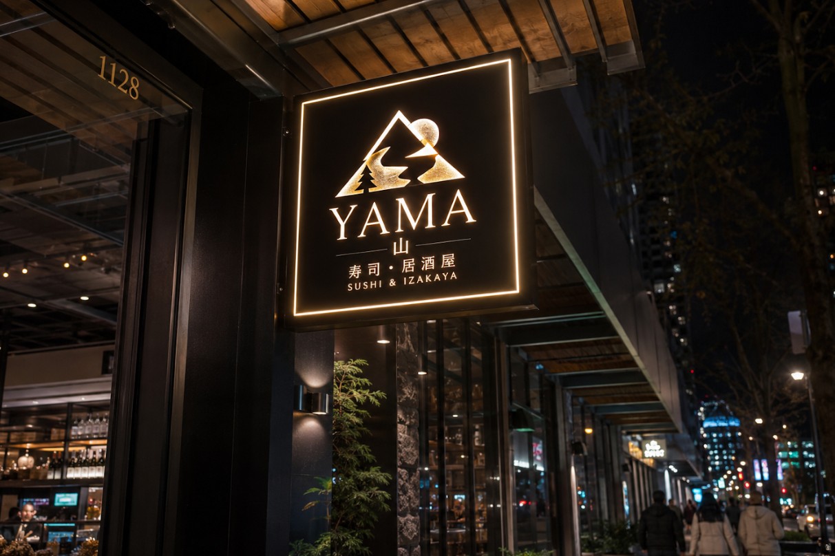 light box sign in vancouver
