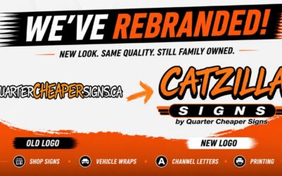 Quarter Cheaper Signs Is Now CATZILLA SIGNS