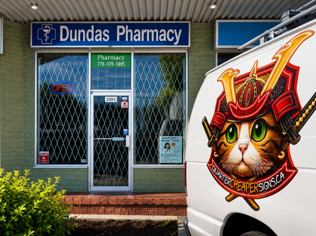 shop signs in Vancouver