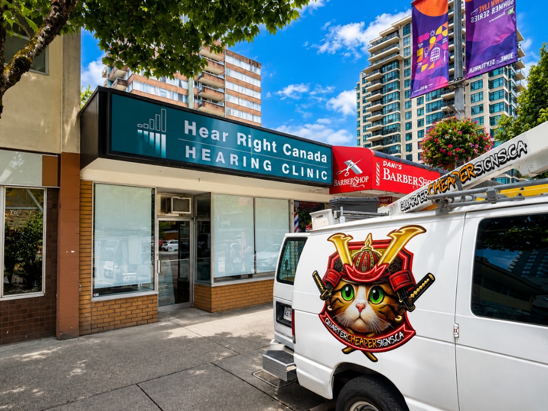 storefront signs in Vancouver