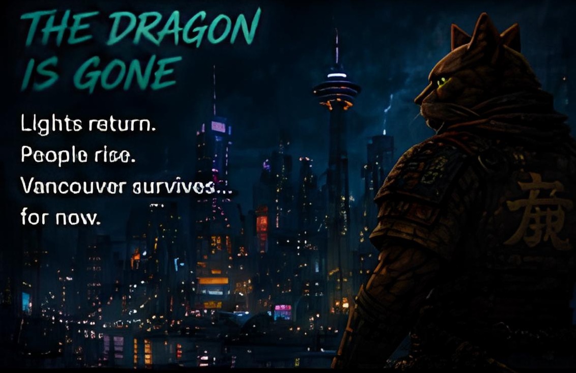 The Dragon is Gone Vancouver 2049
