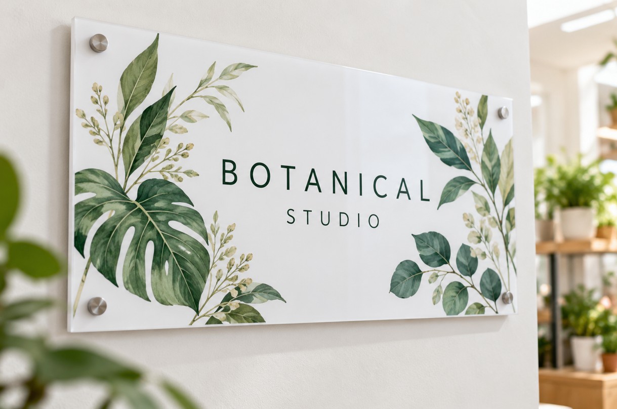 printed acrylic signs