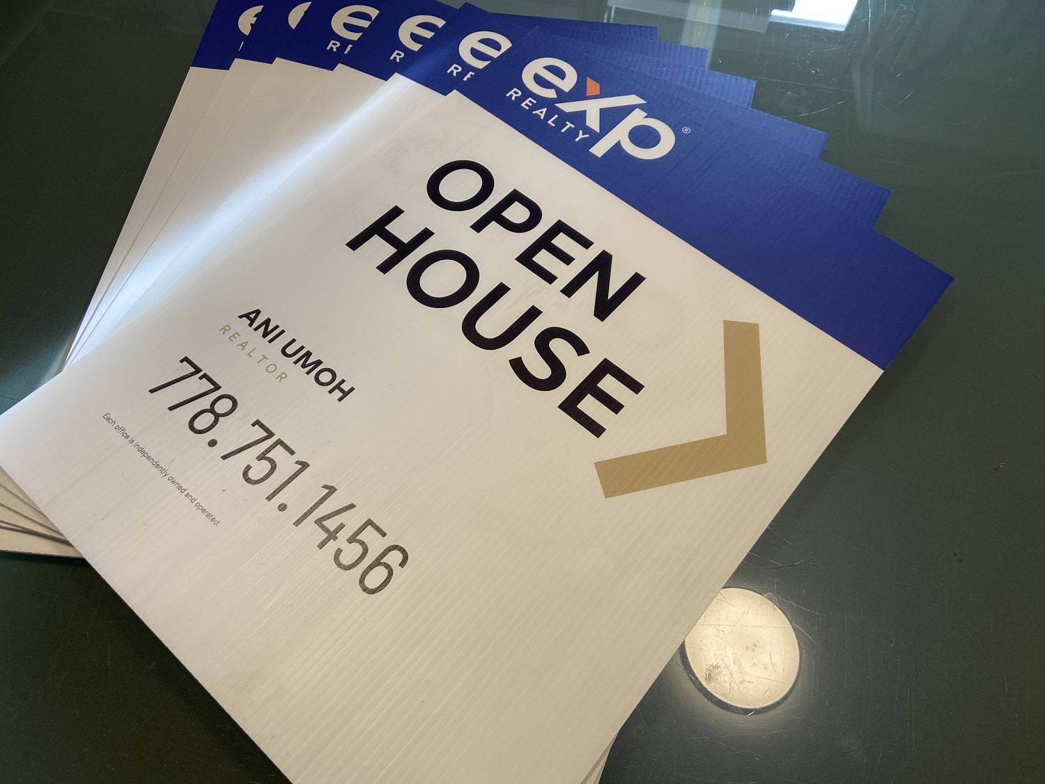 open house signs