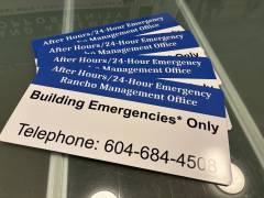 Alumaboard sign