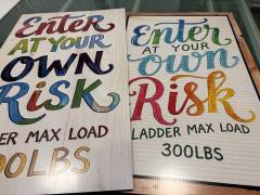 High-quality Coroplast Sign