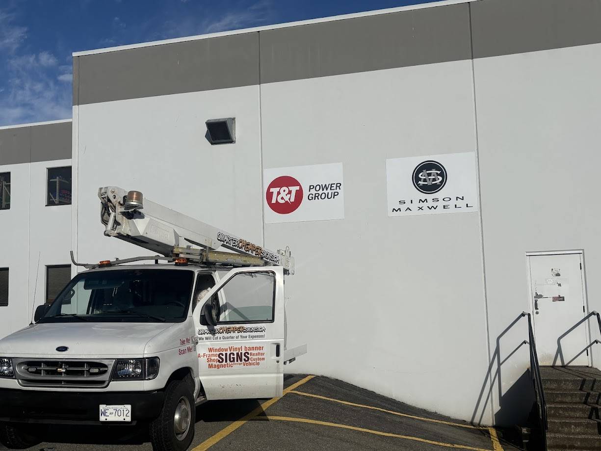Shop Signs in Vancouver - signs for various stores