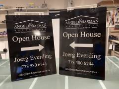 Angell Hasman a-frame signs