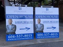 Nice real estate signs
