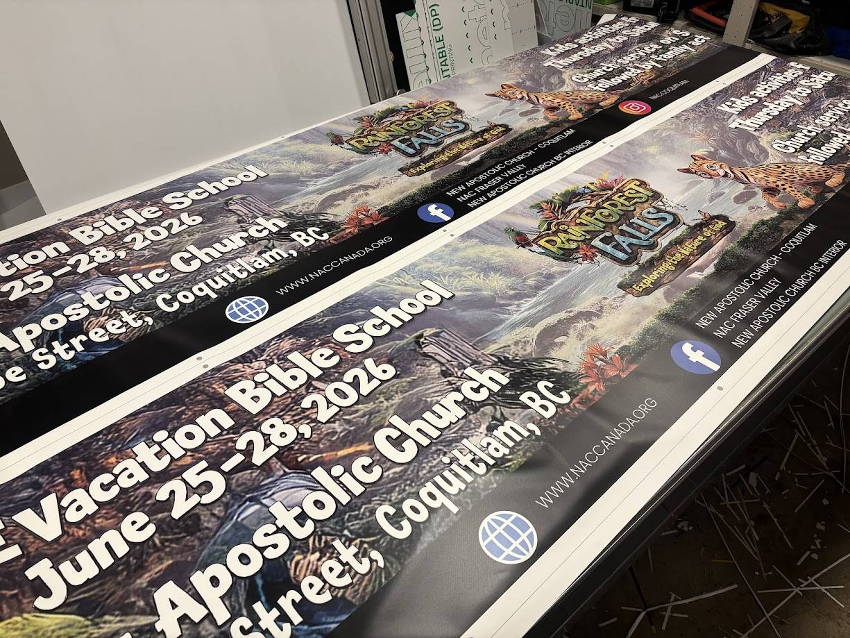 Custom Vinyl Banners in Vancouver