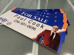 custom real estate for sale signs