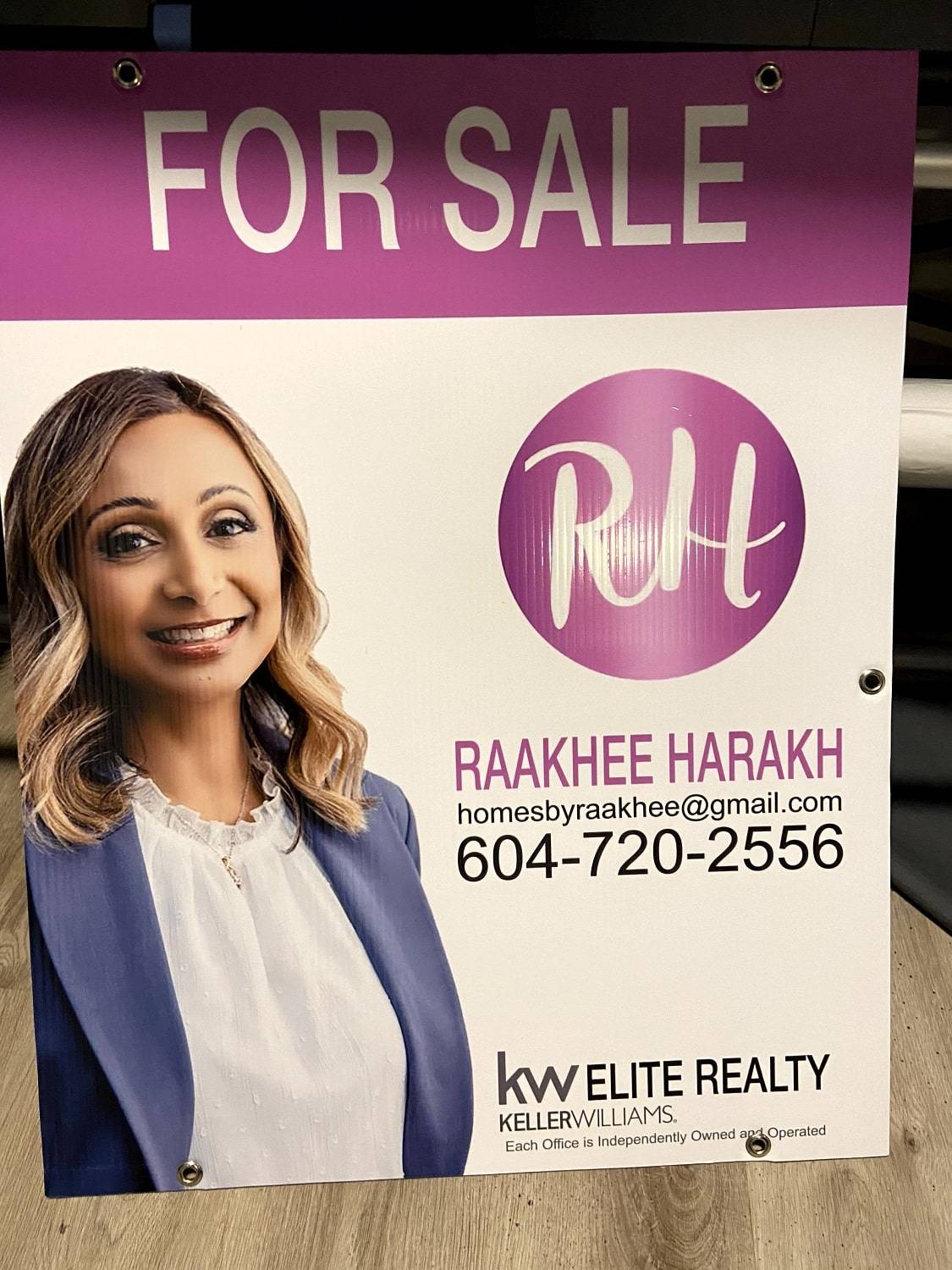 signage for real estate Vancouver