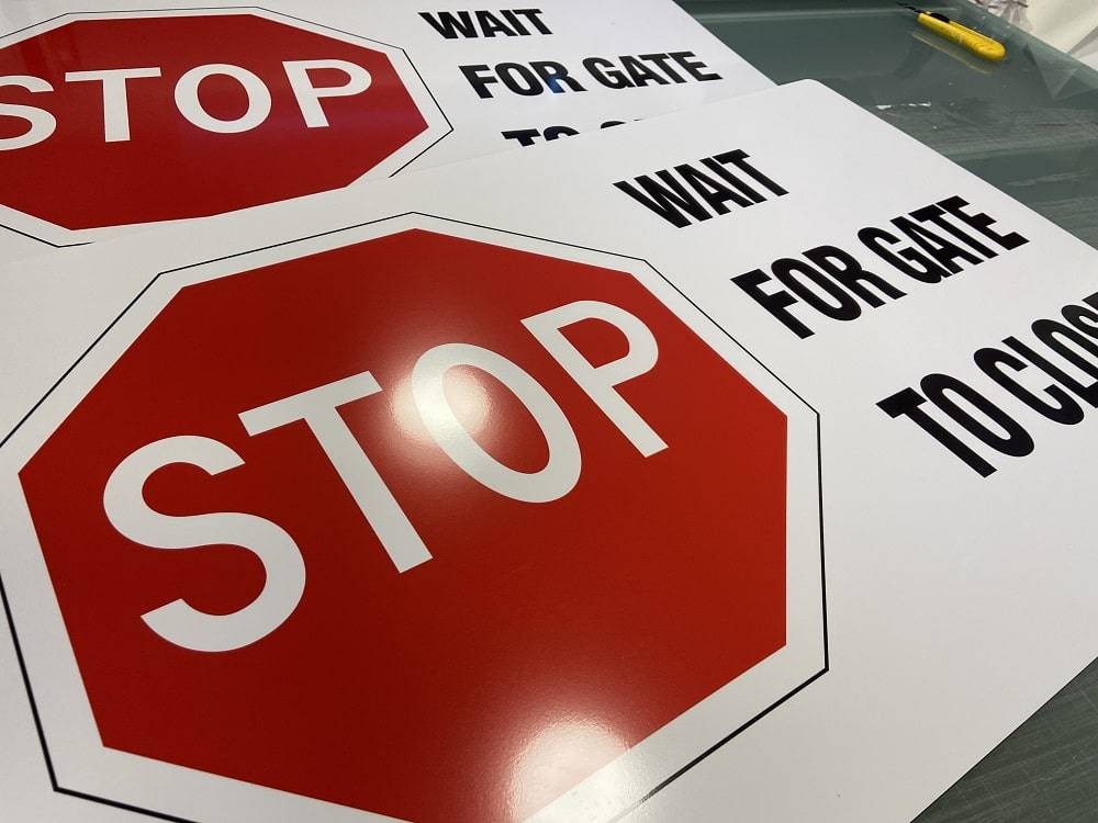 ALUCOBOND SIGNS in Vancouver, Canada