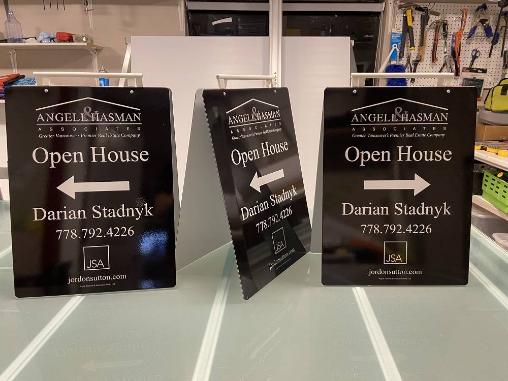 open house real estate signs